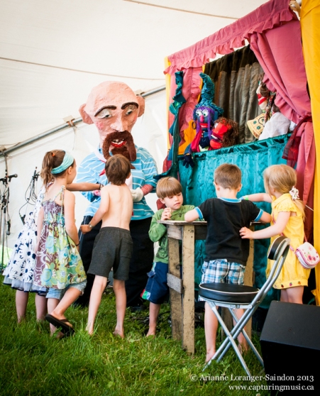 BV Puppetry, Midsummer Music Festival, Smithers, 2013